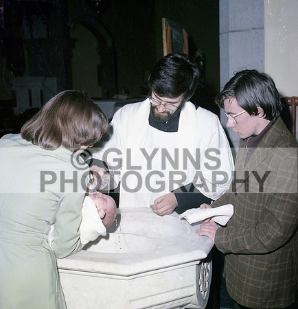 Mulvihill and Kelly and Malone (Christening) 25-11-1977 0001