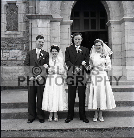 Castlerea Double Wedding 1957_0006
