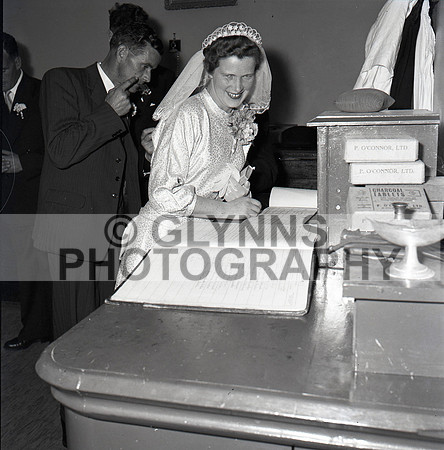 Castlerea Double Wedding 1957_0002