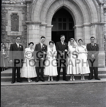 Castlerea Double Wedding 1957_0007