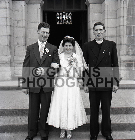 Castlerea Double Wedding 1957_0010