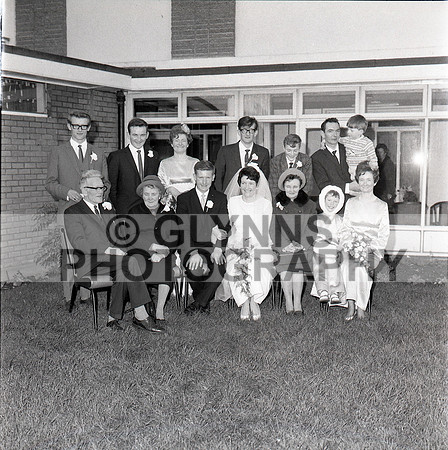 Carty, Andy and Howley, Angela (Ballygar - Wedding) 30-11-1968 0015