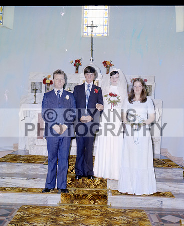 Gilligan, Oliver and Towey, Ann (Wedding - Lisacul) 13-08-1977 0026