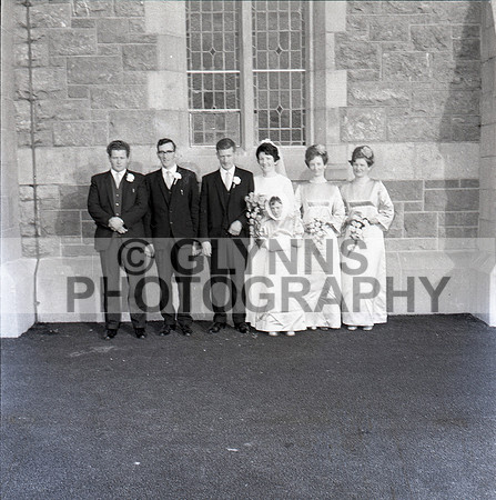 Carty, Andy and Howley, Angela (Ballygar - Wedding) 30-11-1968 0012