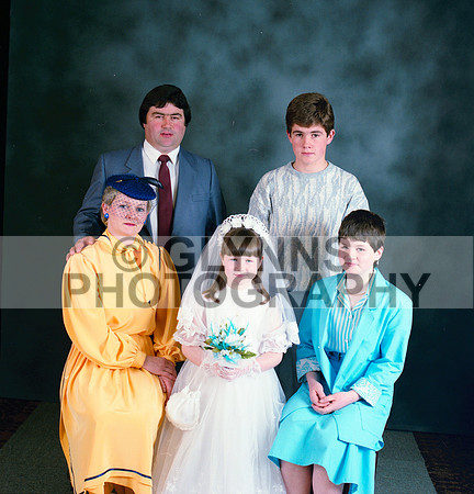 Castlerea Communion 1986_0122