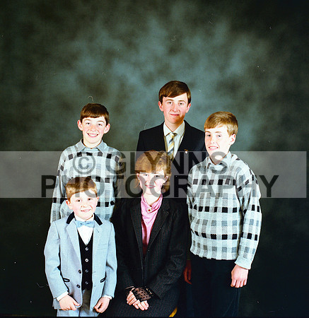 Castlerea Communion 1986_0112