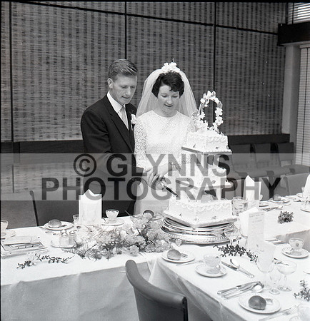 Carty, Andy and Howley, Angela (Ballygar - Wedding) 30-11-1968 0001