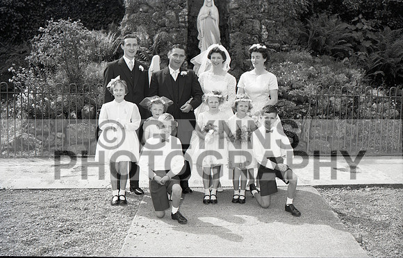 Gilligan, Leo and McHugh, Peggy (Wedding - Galway) 1960 0002