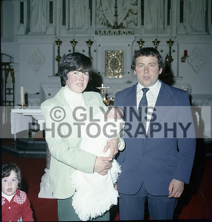 Mulvihill and Kelly and Malone (Christening) 25-11-1977 0006