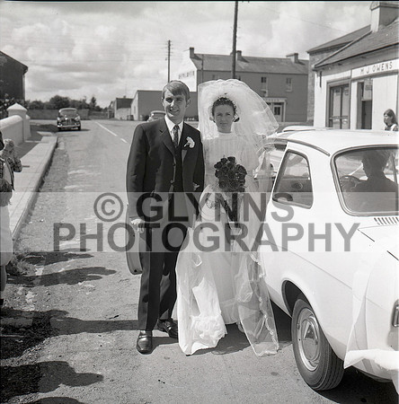 Cooke and Finnerty, Ann (Frenchpark) (Wedding) 22-07-1970_0020