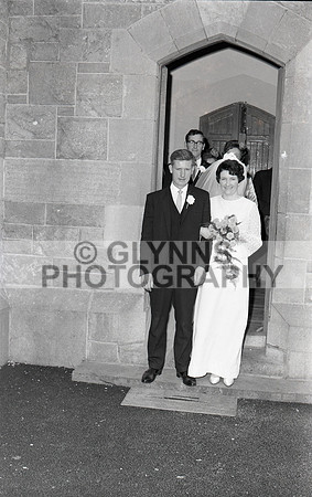 Carty, Andy and Howley, Angela (Ballygar - Wedding) 30-11-1968 0025