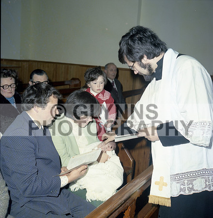 Mulvihill and Kelly and Malone (Christening) 25-11-1977 0009