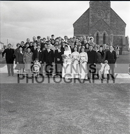 Carty, Andy and Howley, Angela (Ballygar - Wedding) 30-11-1968 0007