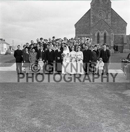Carty, Andy and Howley, Angela (Ballygar - Wedding) 30-11-1968 0006