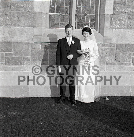 Carty, Andy and Howley, Angela (Ballygar - Wedding) 30-11-1968 0010