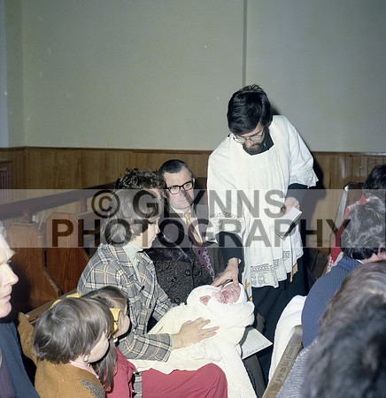 Mulvihill and Kelly and Malone (Christening) 25-11-1977 0008