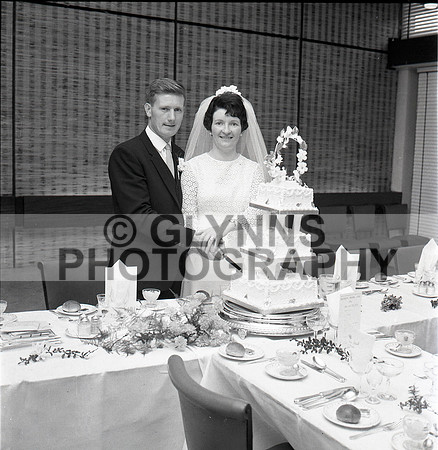 Carty, Andy and Howley, Angela (Ballygar - Wedding) 30-11-1968 0002