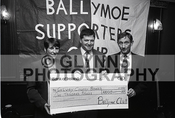 Ballymoe GAA Cheque 1999 0001