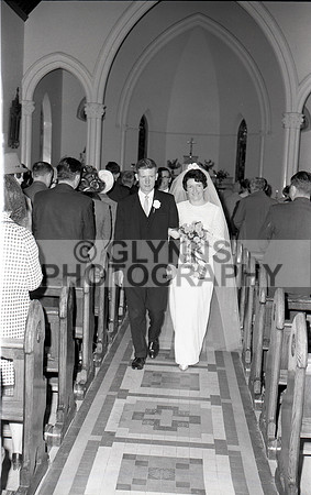 Carty, Andy and Howley, Angela (Ballygar - Wedding) 30-11-1968 0026