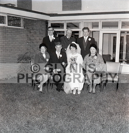 Carty, Andy and Howley, Angela (Ballygar - Wedding) 30-11-1968 0013