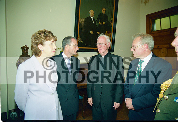 Ballaghaderreen Douglas Hyde Centre (President Mary McAleese) 1998 0001