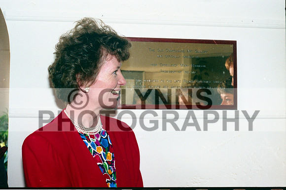 Frenchpark Old Courthouse Art Gallery Opening (President Mary Robinson Visit) 1993_0009
