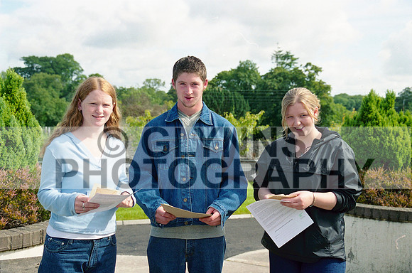 Castlerea Community School Leaving Cert Results 2001_0002