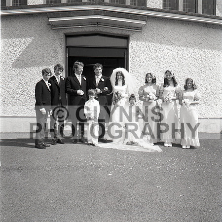 O'Gara, M. (Kilmurray) and Quinn, Stella (Wedding) 23-08-1972_0021
