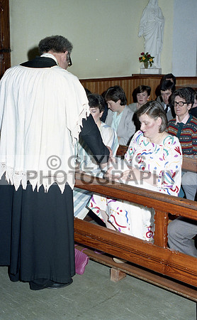Cahill and Byron (Christening - Castlerea) 1984 0009