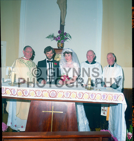 Brennan, Seamus and Fitzmaurice, Mary (Wedding - Glinsk Church and Castlebar) 07-09-1985_0011