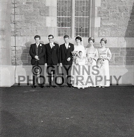 Carty, Andy and Howley, Angela (Ballygar - Wedding) 30-11-1968 0011