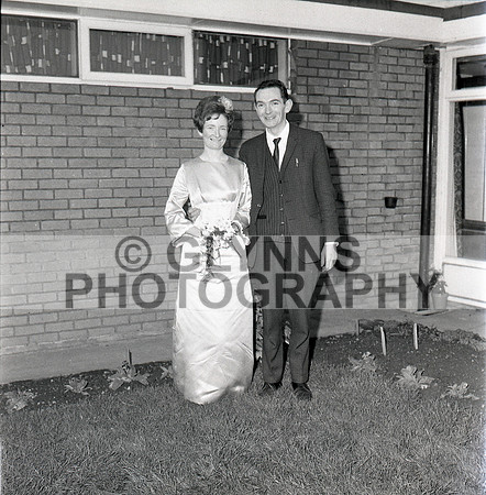 Carty, Andy and Howley, Angela (Ballygar - Wedding) 30-11-1968 0014