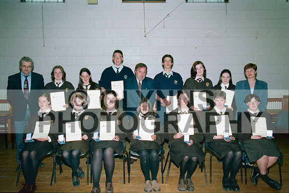 Strokestown Scoil Mhuire (Awards) 1997_0002
