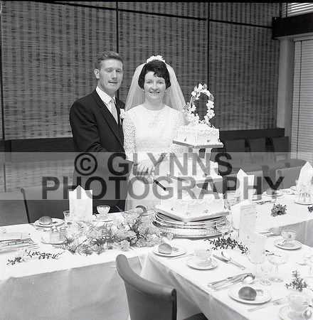 Carty, Andy and Howley, Angela (Ballygar - Wedding) 30-11-1968 0003