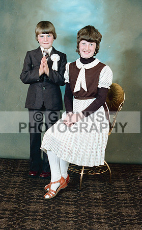Castlerea Communion 1981 0127