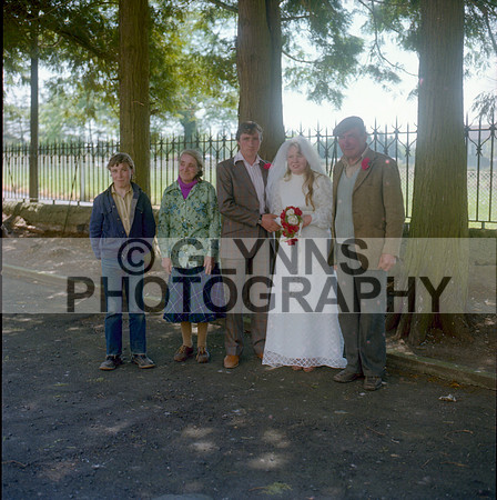Maughan and McDonagh (Wedding - Castlerea) 15-05-1980 0004