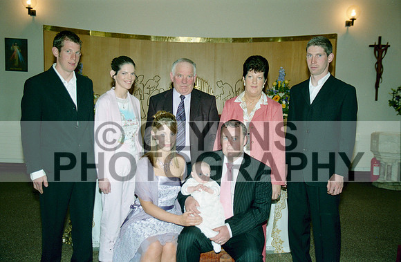 Kelly, John and Barbara (Christening - Frenchpark) 07-06-2005 0030