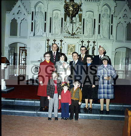 Mulvihill and Kelly and Malone (Christening) 25-11-1977 0013