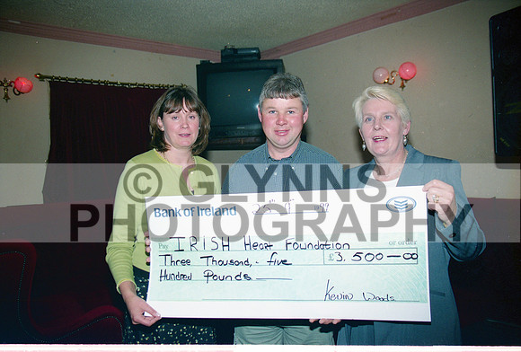 Loughglynn Irish Heart Foundation Cheque 1999 0004