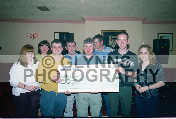 Loughglynn Irish Heart Foundation Cheque 1999 0001